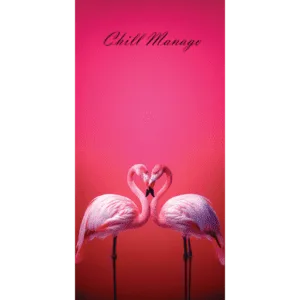 Ręcznik plażowy z flamingami