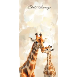 Ręcznik plażowy z żyrafami