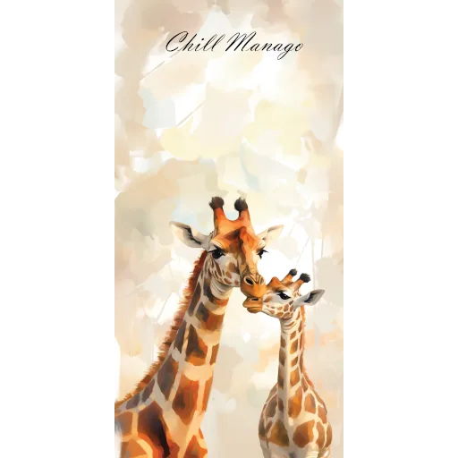 Ręcznik plażowy z żyrafami