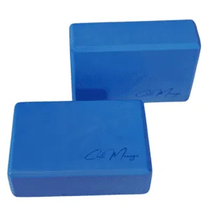 Niebieskie kostki do jogi